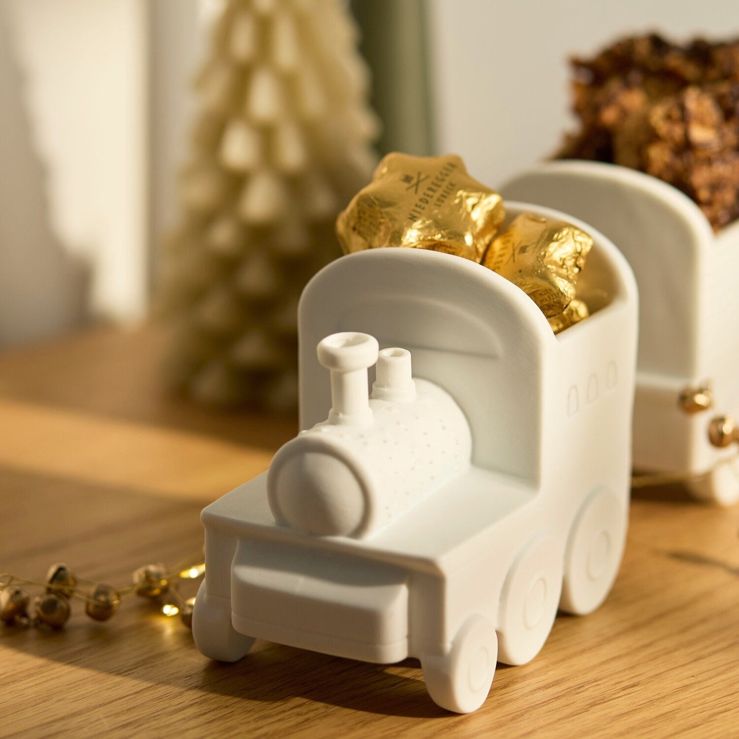 Weihnachtszug Set - 12,6x7,2x10,7 cm
