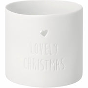 Teelicht "Lovely Christmas" - 6,5x6,5 cm