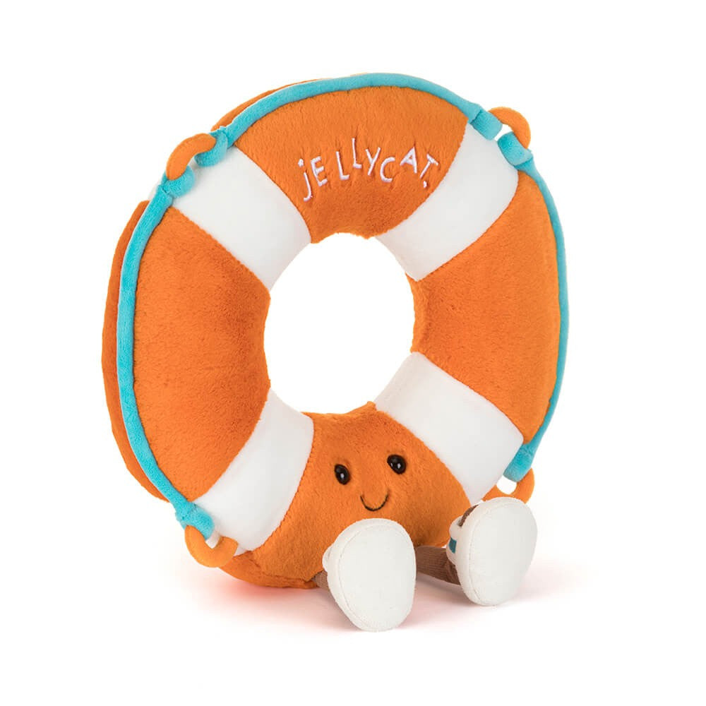 Kuscheltier Rettungsring "Amuseables" - 33x28x7 cm (Orange)