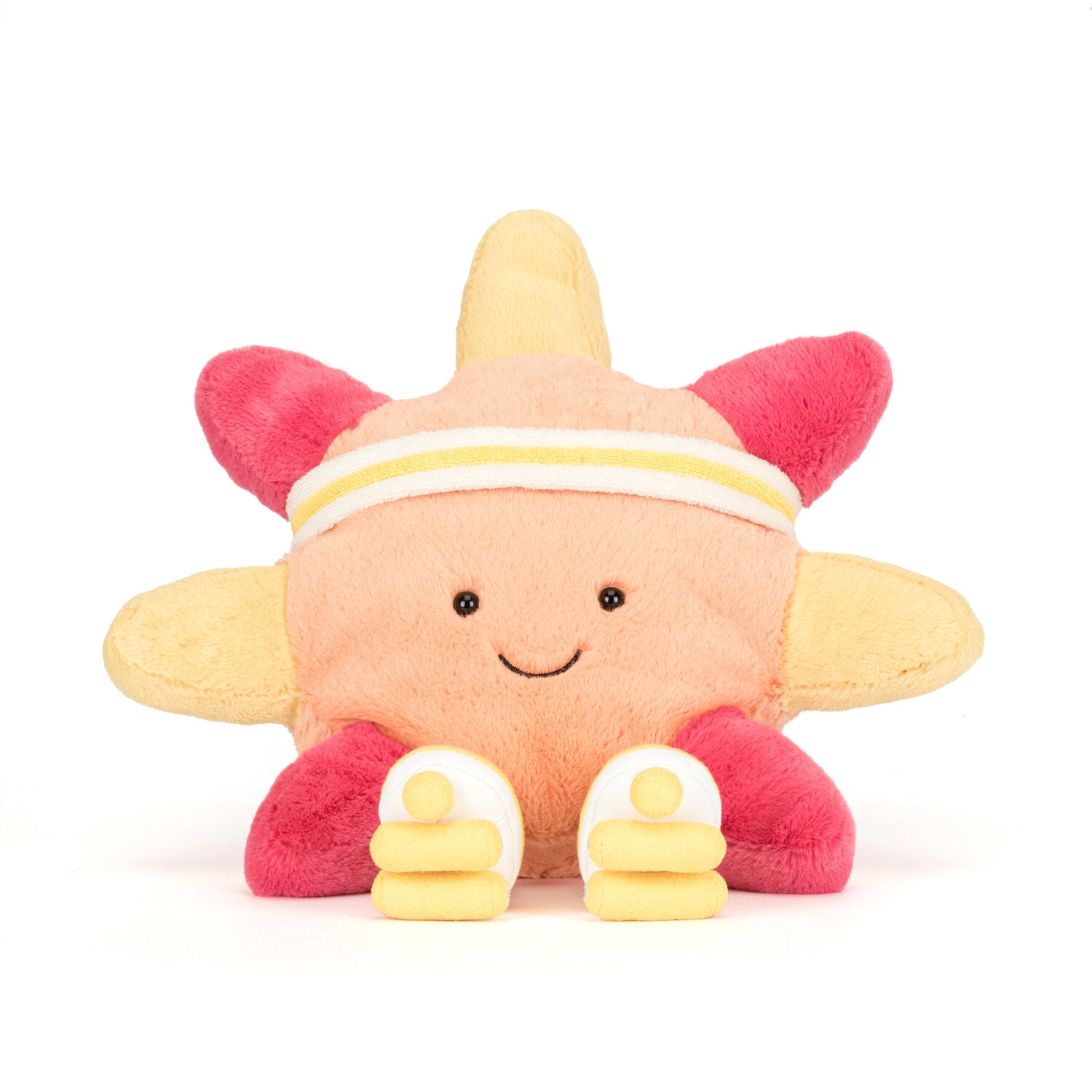 Kuscheltier Sonne "Amuseables - Roller Skates" - 30x30x11 cm (Bunt)