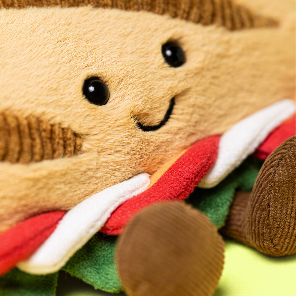 Kuscheltier Baguette "Amuseables - Caprese" - 6x21x10 cm (Beige)