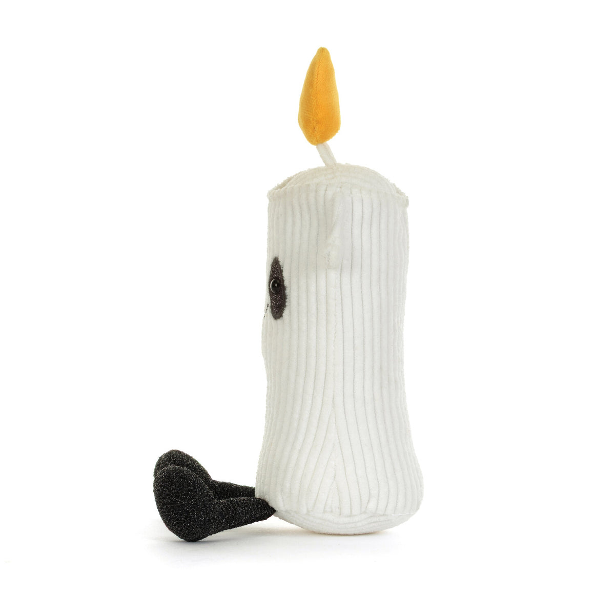Kuscheltier Kerze "Amuseables - Flickerty" - 19 cm (Weiß)