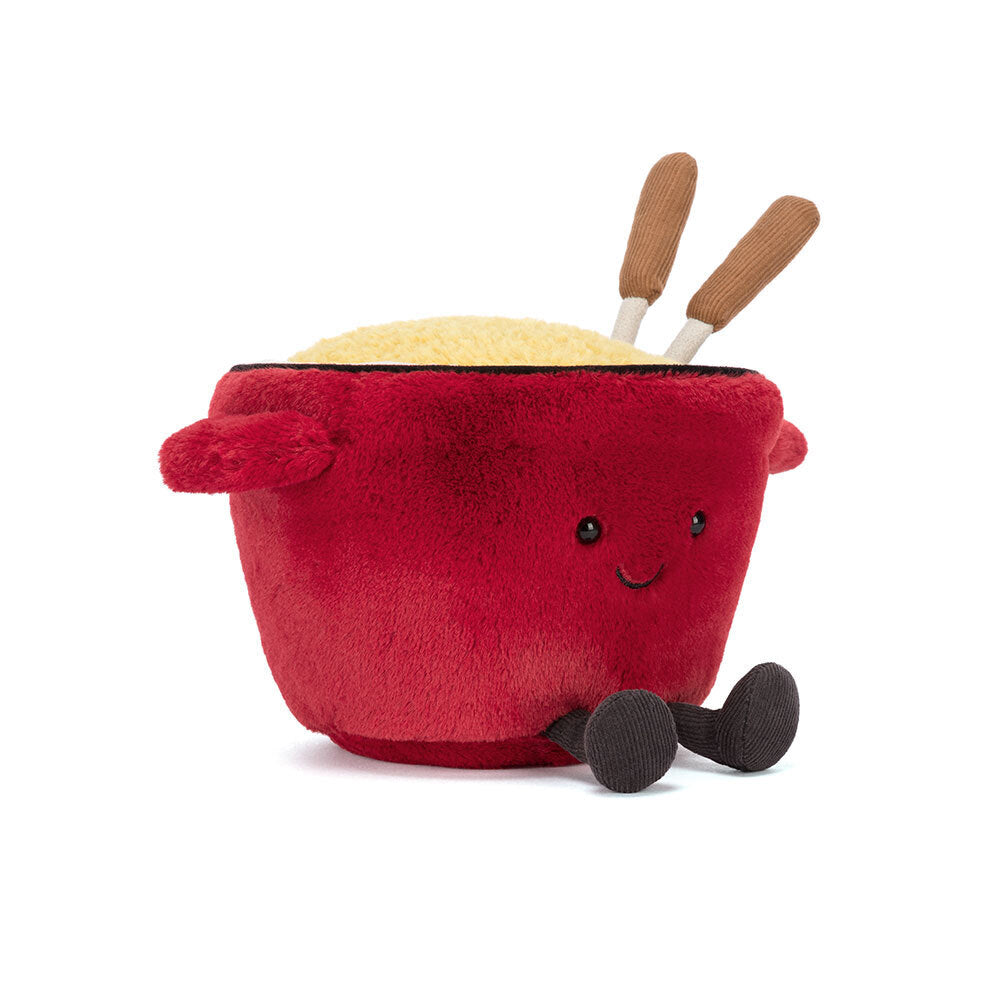 Kuscheltier Käsefondue "Amuseables" - 20 cm (Rot) Jellycat