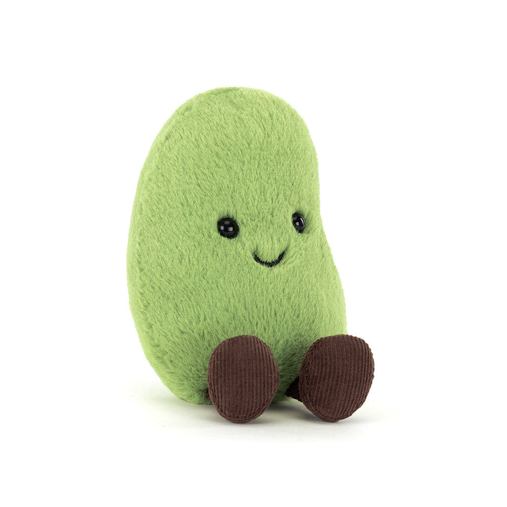 Kuscheltier Bohne "Amuseables - Soyella Edamame" - 13x6x5 cm (Grün)