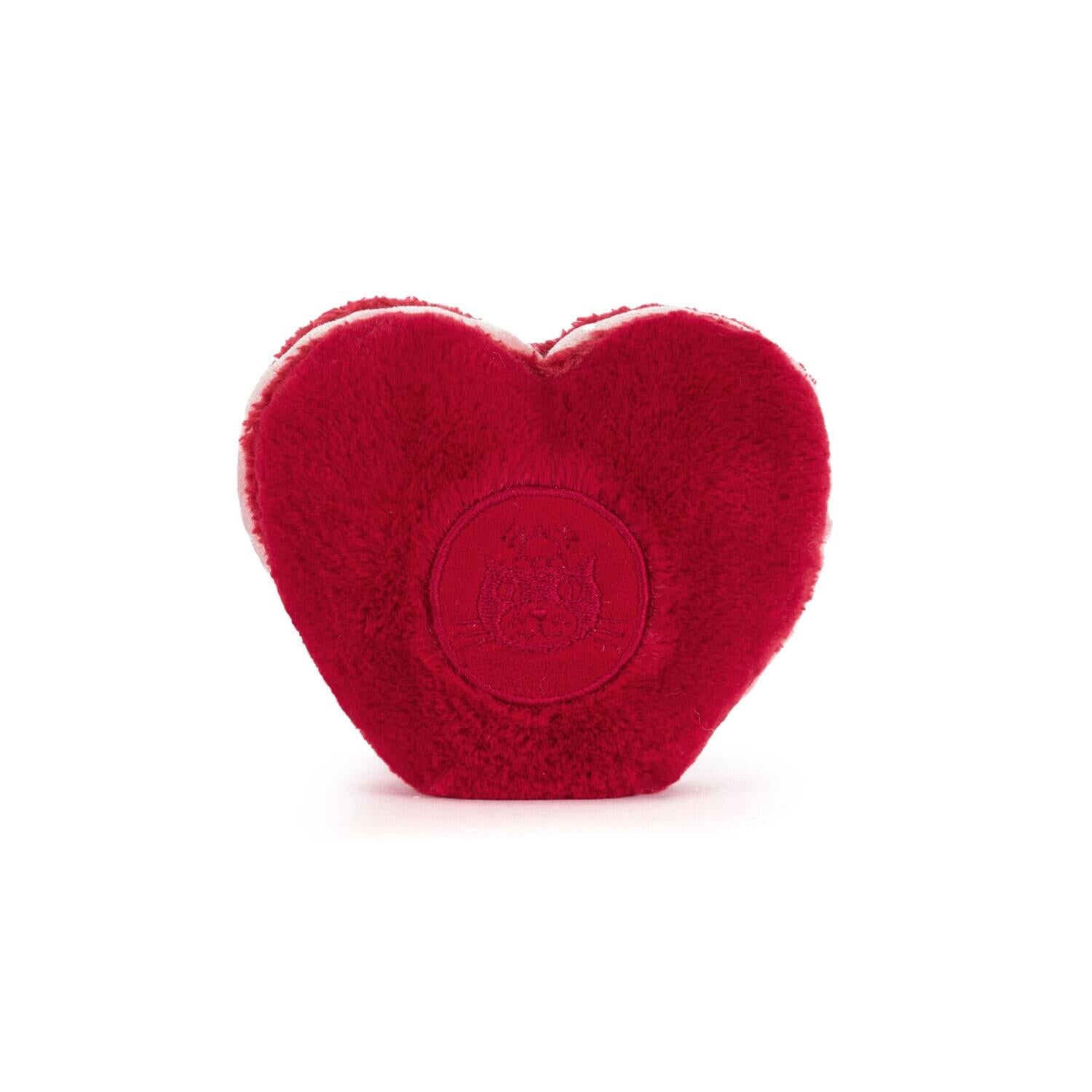 Kuscheltier Macaron "Amuseables - Colette Heart" (Rot)