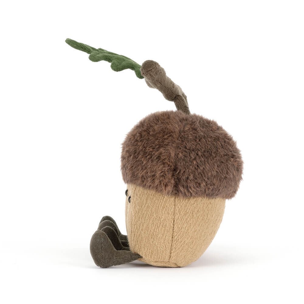 Kuscheltier Eicheln "Amuseables - Ort & Tum" - 18x18x6 cm (Braun)