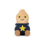Kuscheltier Erdnuss "Amuseables -  Star Student" - 6x7x15 cm (Tan)