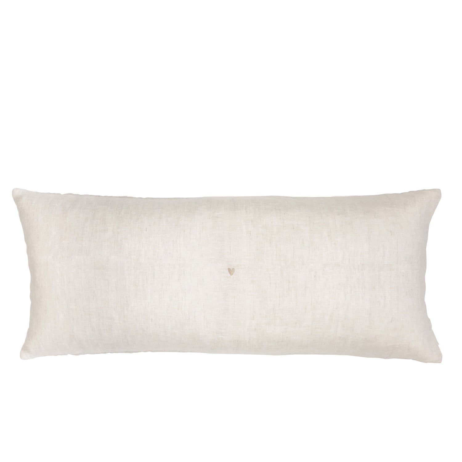 Kissen "Heart" - 40x90 cm (Natur)