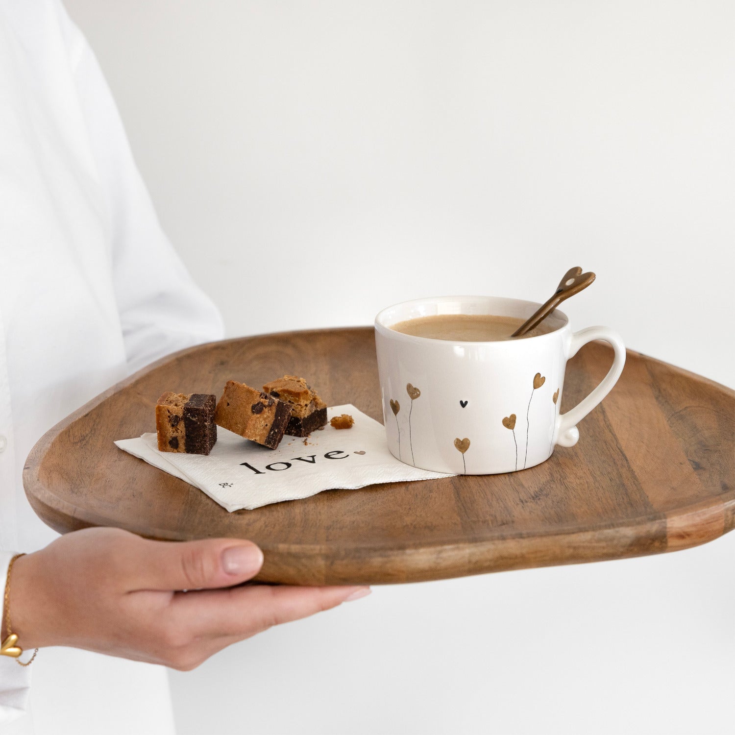 Tasse "LOVE" - 10x8x7 cm (Weiß)