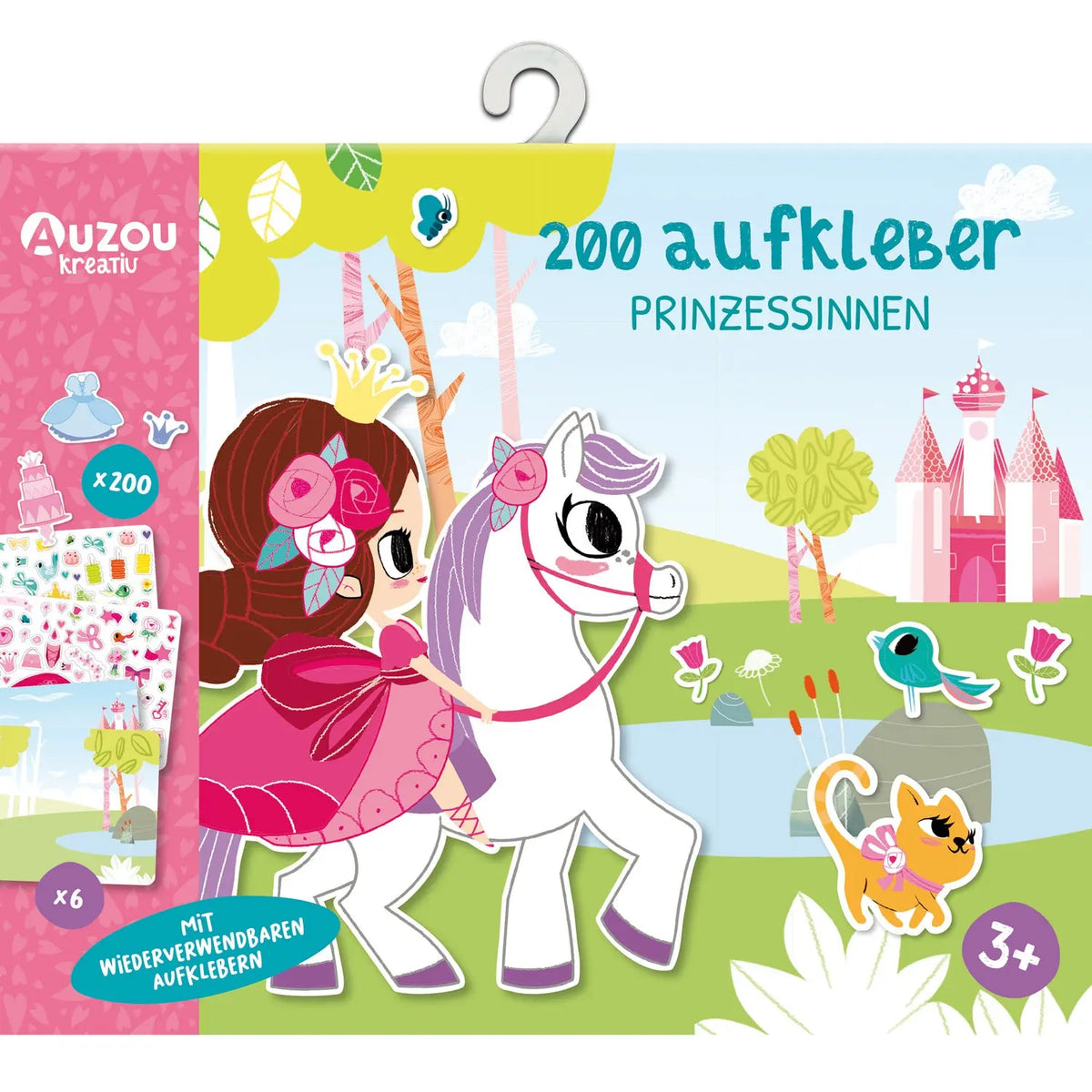 200 Aufkleber - Prinzessinnen