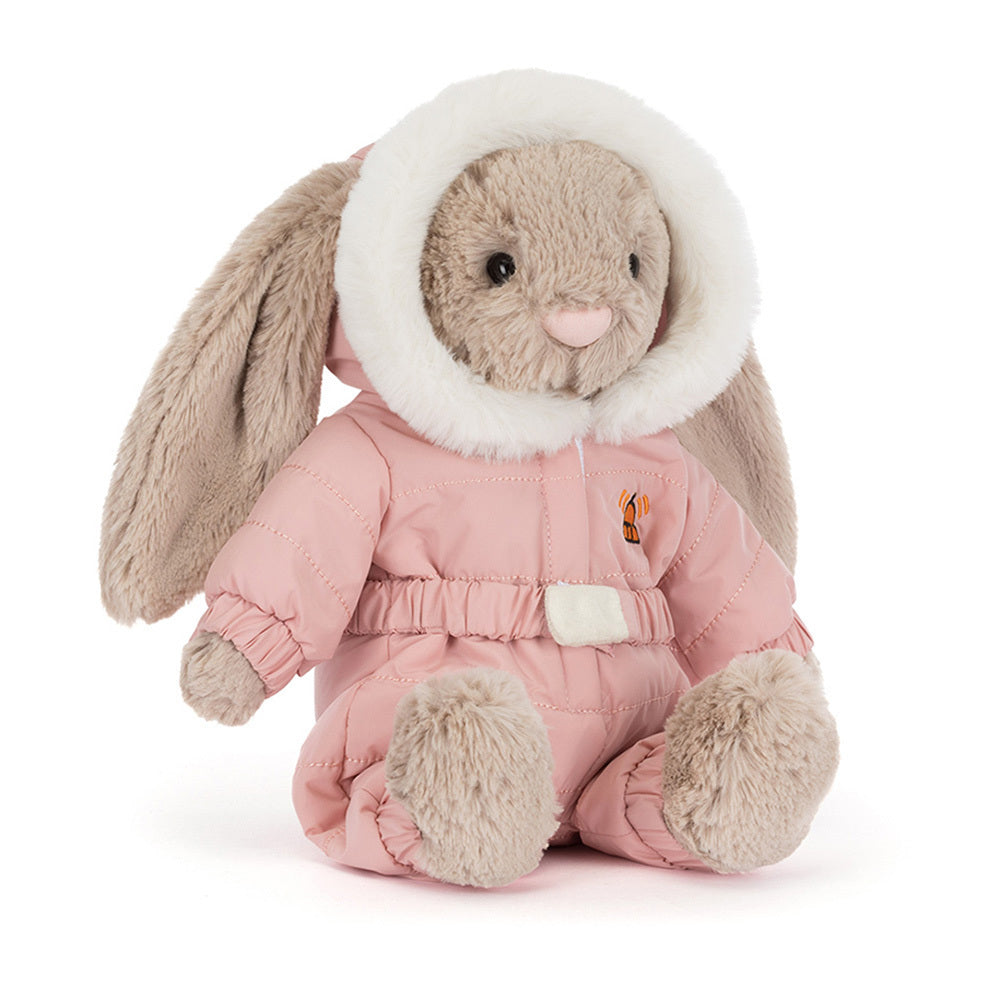 Kuscheltier Bär "Bartholomew - Ski Suit" - 26 cm (Braun/Blau) Jellycat