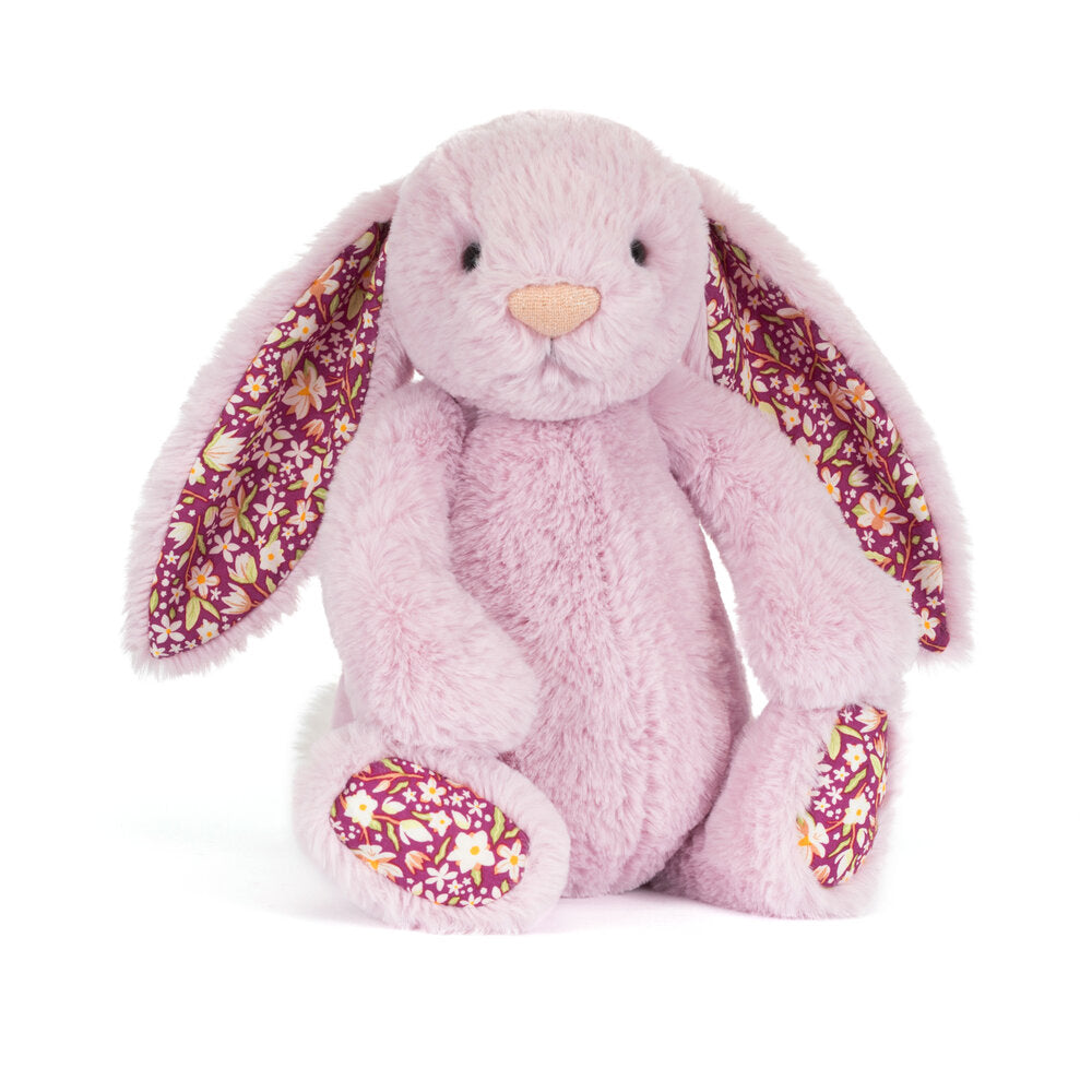 Kuscheltier Hase "Thistlepop Blossom Luxe Original" - 9x12x31 cm (Lila)