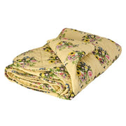 Quiltdecke "Retro Bouquet" - 130x180 cm (Creme)