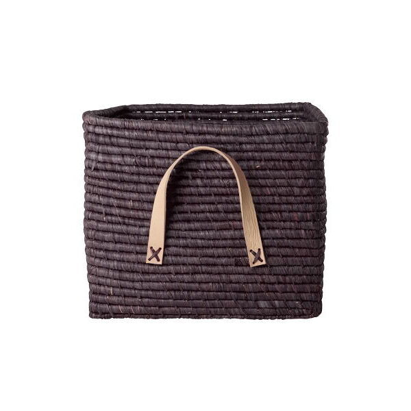 Korb "Raffia" - 30x30x25 cm (Chocolate Brown)