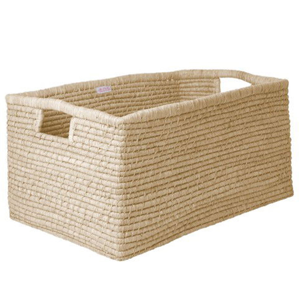 Rechteckiger Korb "Raffia" (Natur)