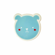 Plastic Lunchbox with Assorted Animal Faces Print - Set of 4 - grün Rice