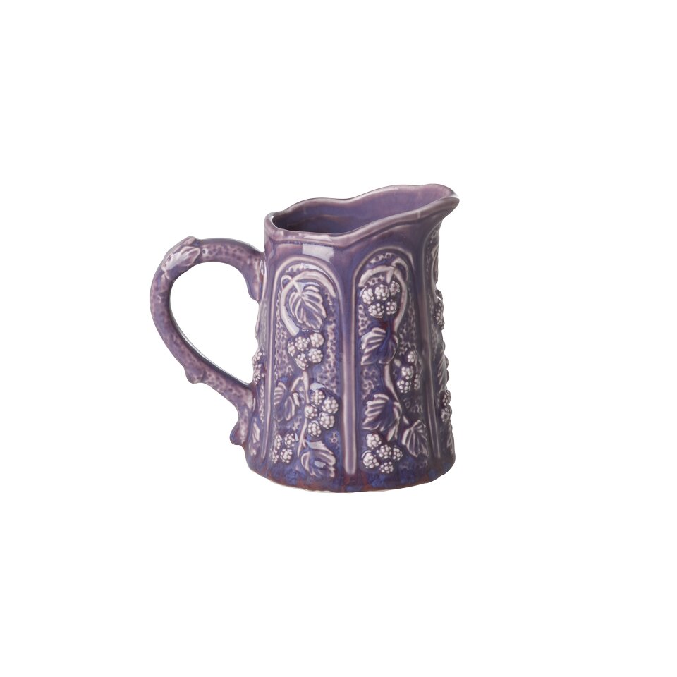 Keramikvase "Vintage" - 13x9x12 cm (Dark Lavender)