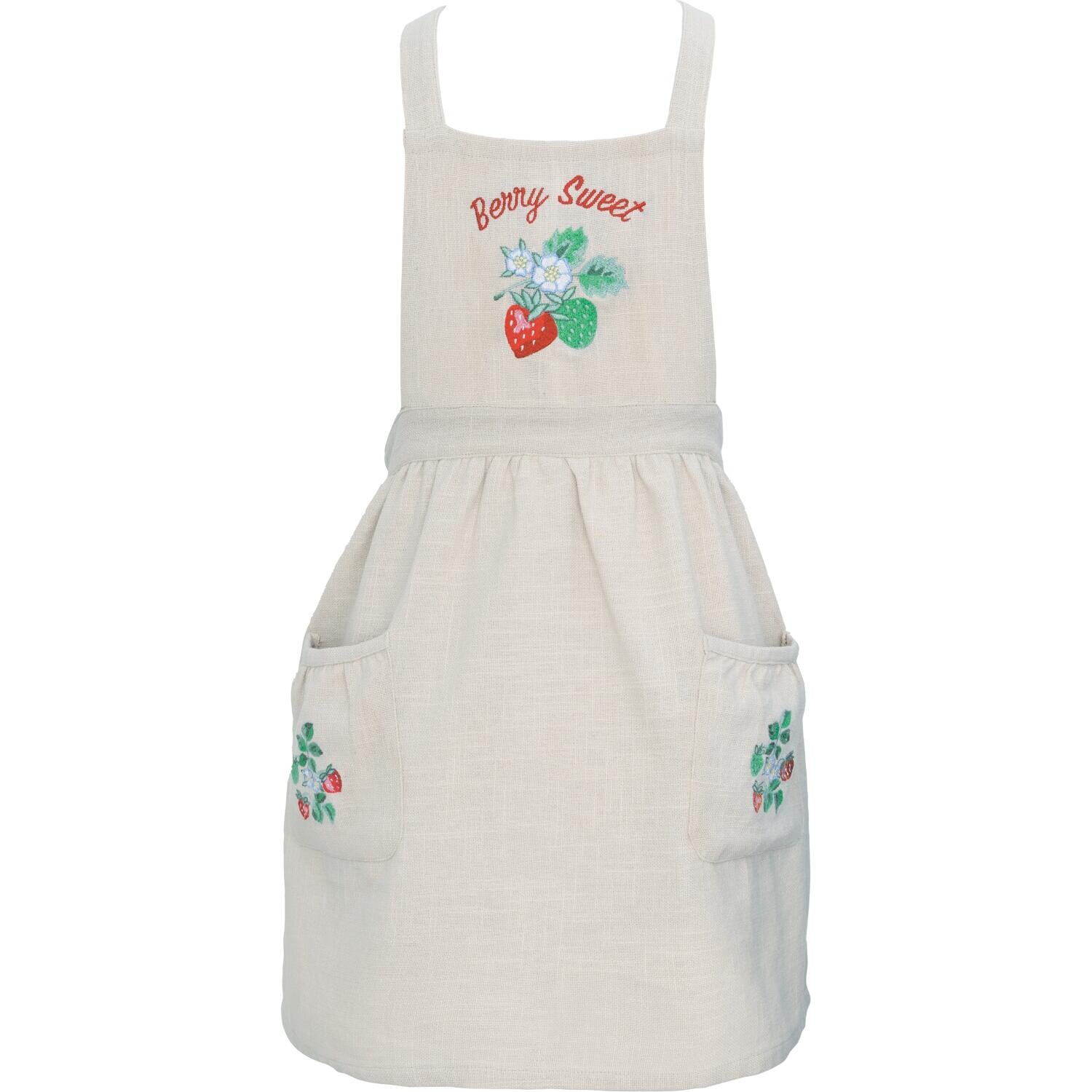 Kinderschürze"Berry" - 65x60 cm (Sand)