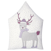 Kissenhülle mit Aufdruck "Deer" (Lavender) - 30x40cm