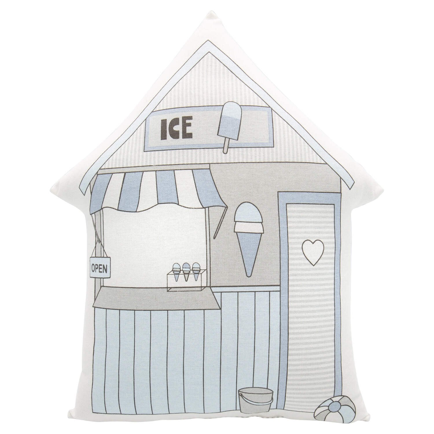 Kissen bedruckt "Ellison" - 30x40cm (Pale blue)