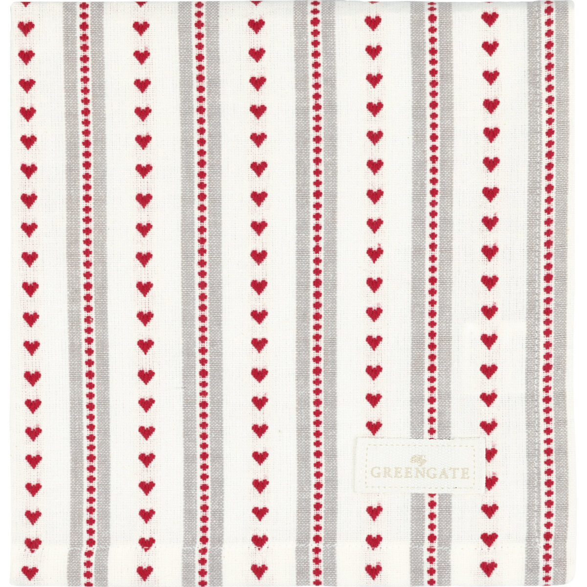 Stoffserviette "Esther" - 40x40 cm (Rot)