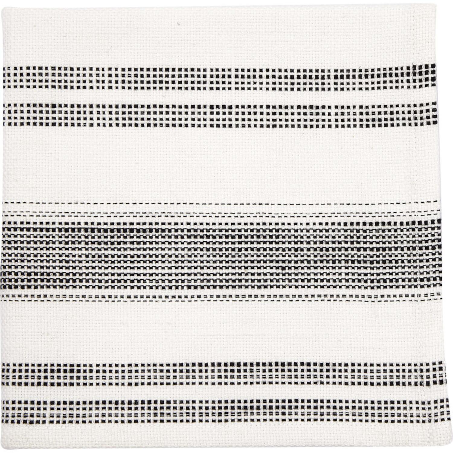 Stoffserviette "Nila" - 40x40 cm (Weiß)