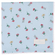 Stoffserviette mit Spitze "Lianca" - 40x40 cm (Pale Blue)