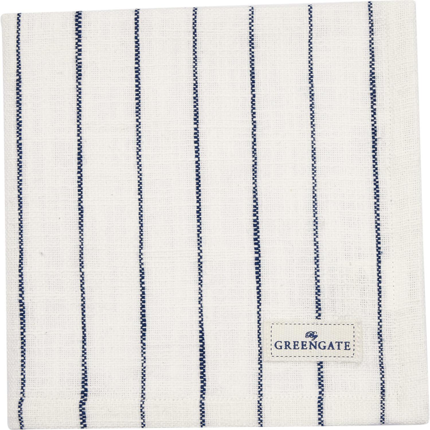 Stoffserviette "Ariana" - 40x40 cm (Dark Blue)