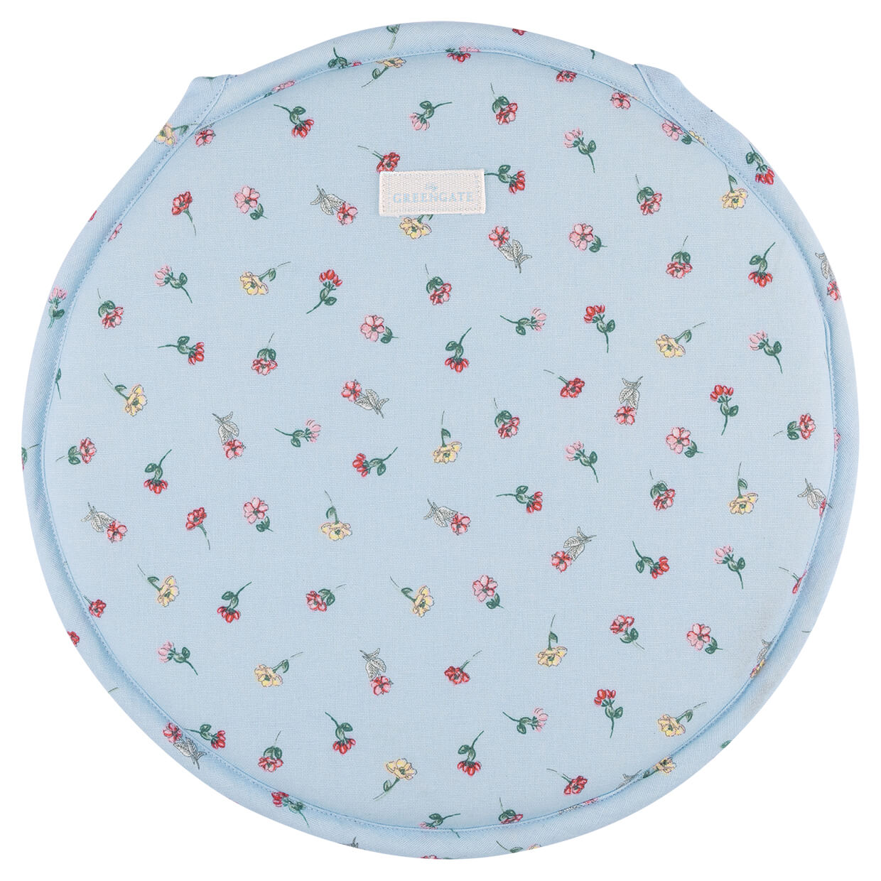 Rundes Sitzkissen "Lianca" - 38 cm (Pale Blue)