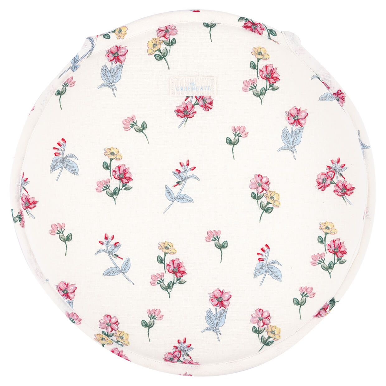 Rundes Sitzkissen "Portia" - 38 cm (Weiß)