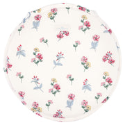 Rundes Sitzkissen "Portia" - 38 cm (Weiß)