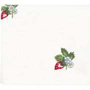 Tischdecke "Berry" - 100x100 cm (Weiß)