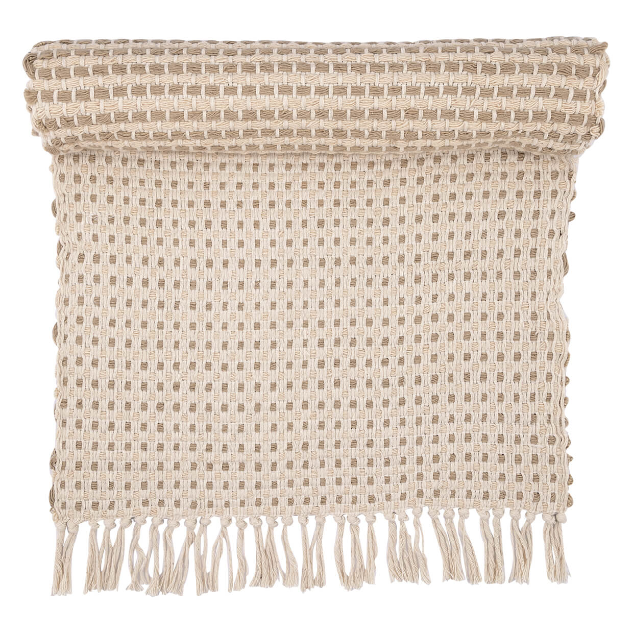 Tischläufer "Woven" - 150x45 cm (Sand)