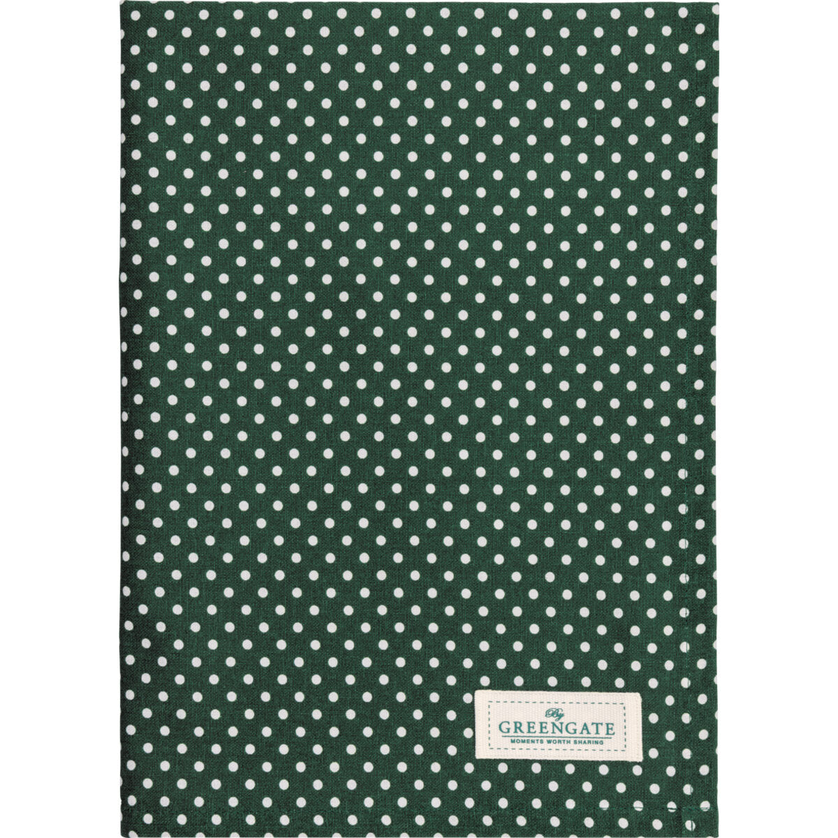 Geschirrtuch "Dotty" - 70x50 cm (Dunkelgrün)