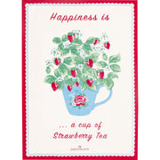 Geschirrtuch "Berry Happiness" - 50x70 cm (Weiß)