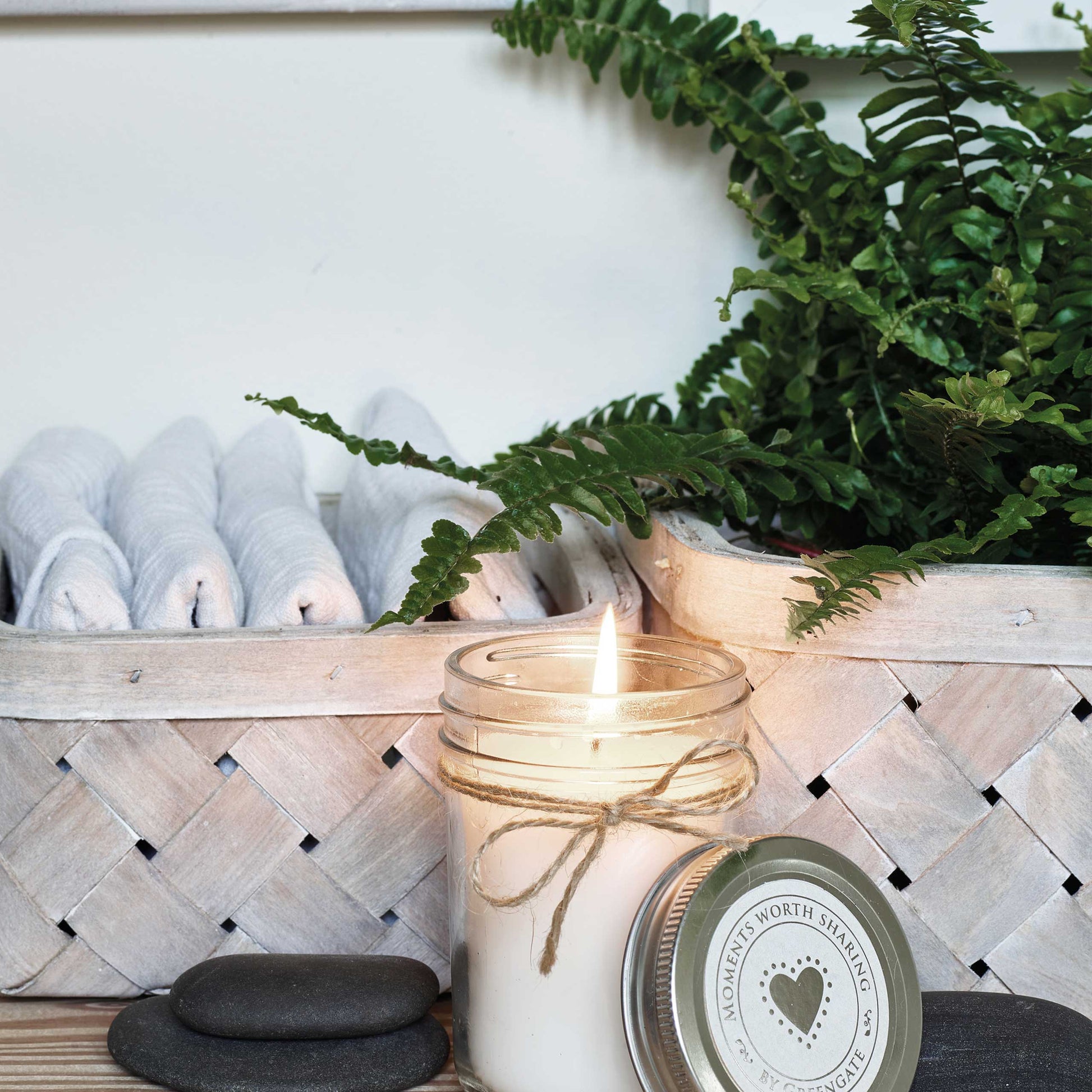 Nylontasche "Charlotte" - 38x10x32 cm (Grey) GreenGate