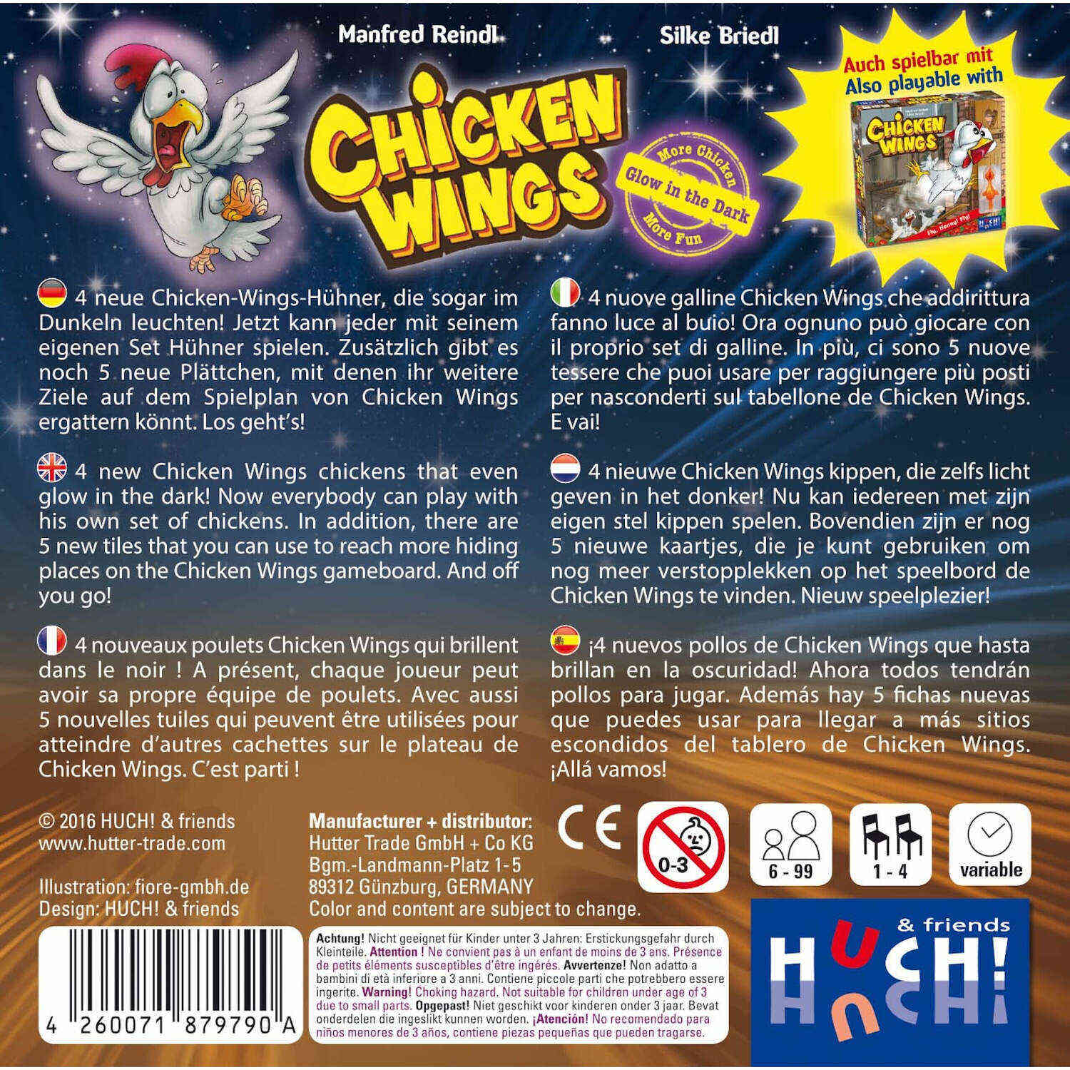 Chicken Wings - Glow in the dark
