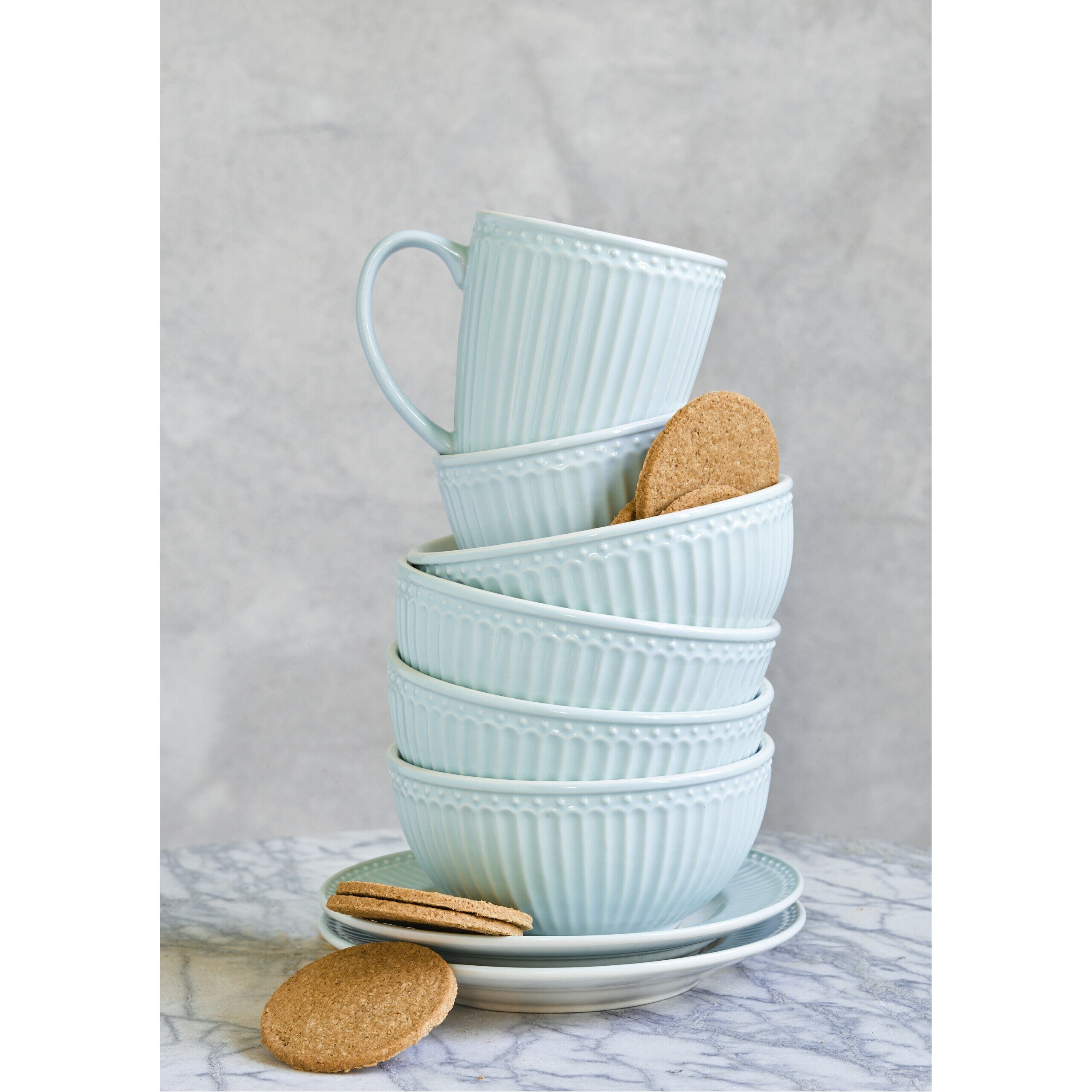 Aufbewahrungsdosen "Alice" (Pale Blue) - 3er-Set