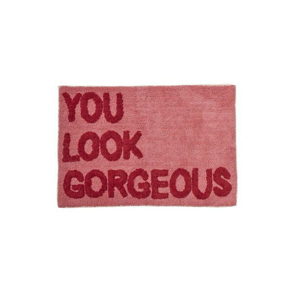 Läufer "YOU LOOK GORGEOUS" - 70x50 cm (Pink)
