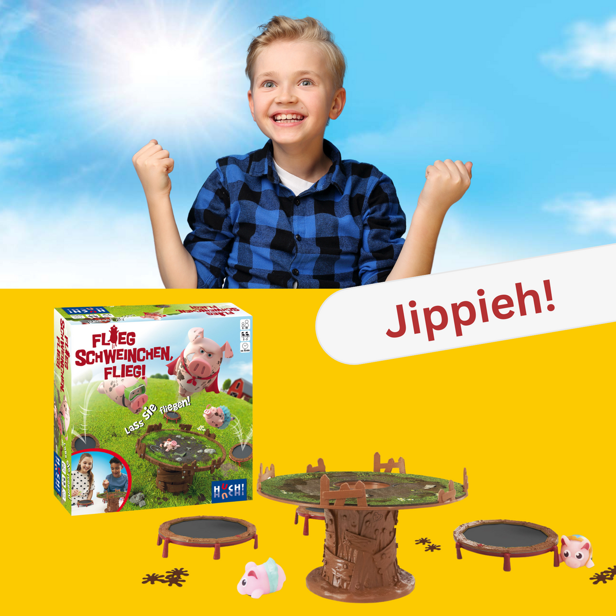 Flieg Schweinchen, flieg!