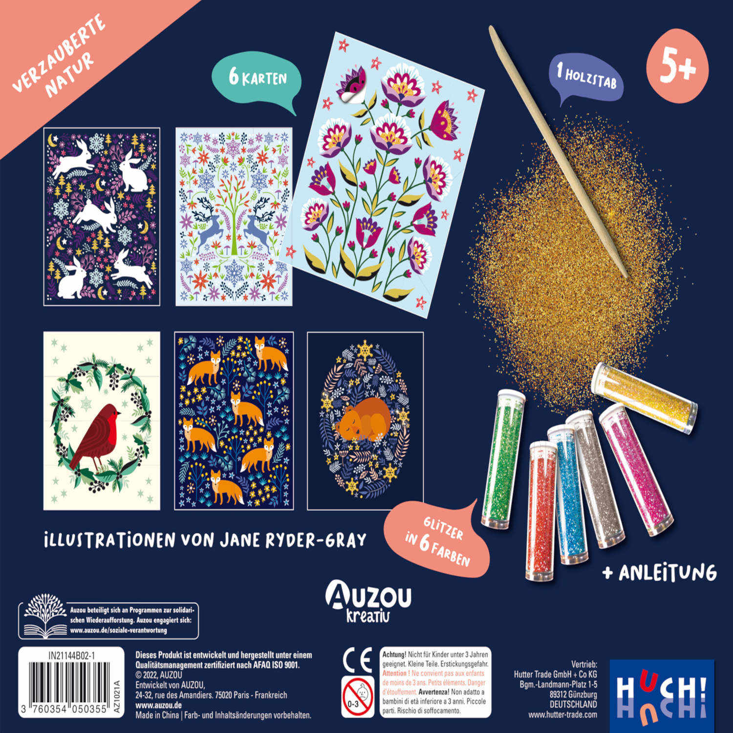 Meine Glitzerkarten - Verzauberte Natur
