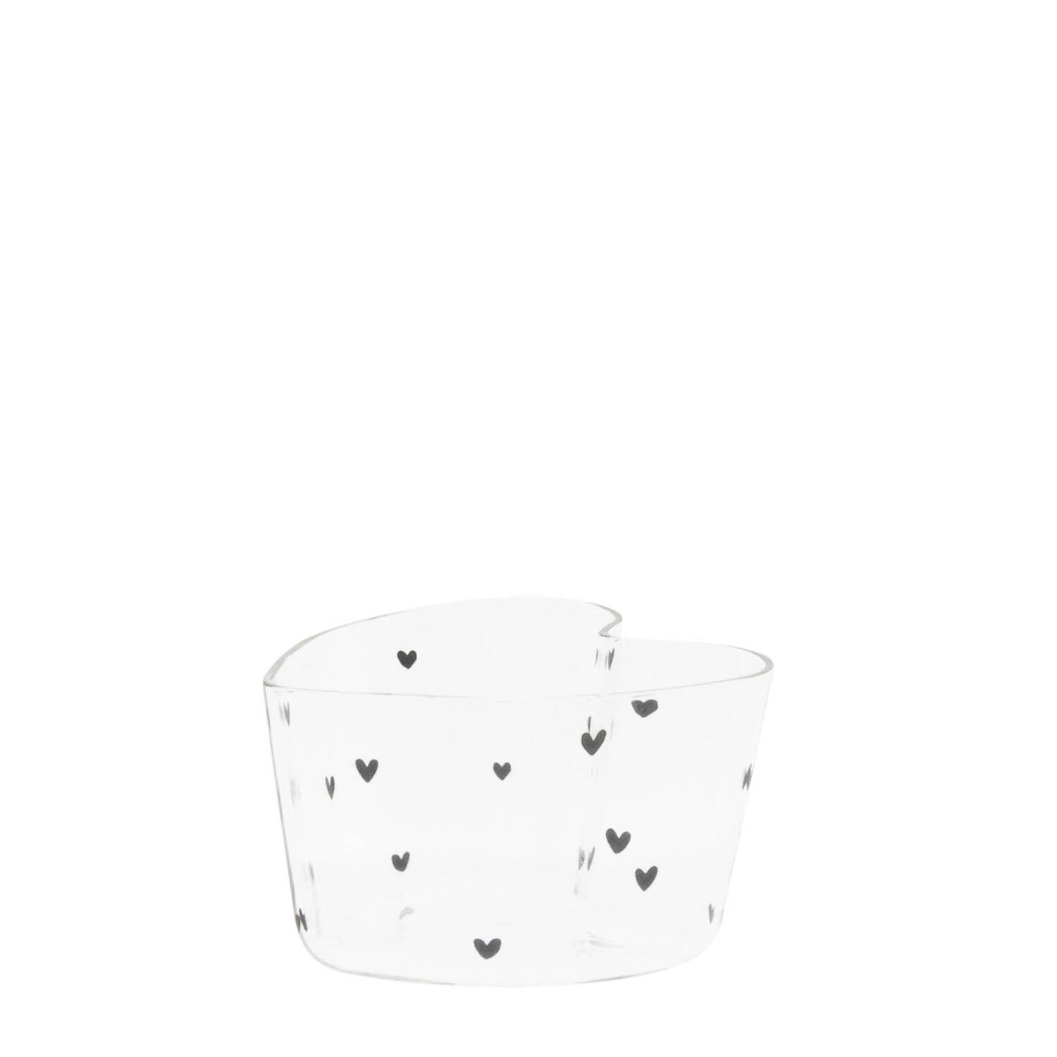 Herzschale "Hearts" - 8,5 x 5 cm (Transparent)