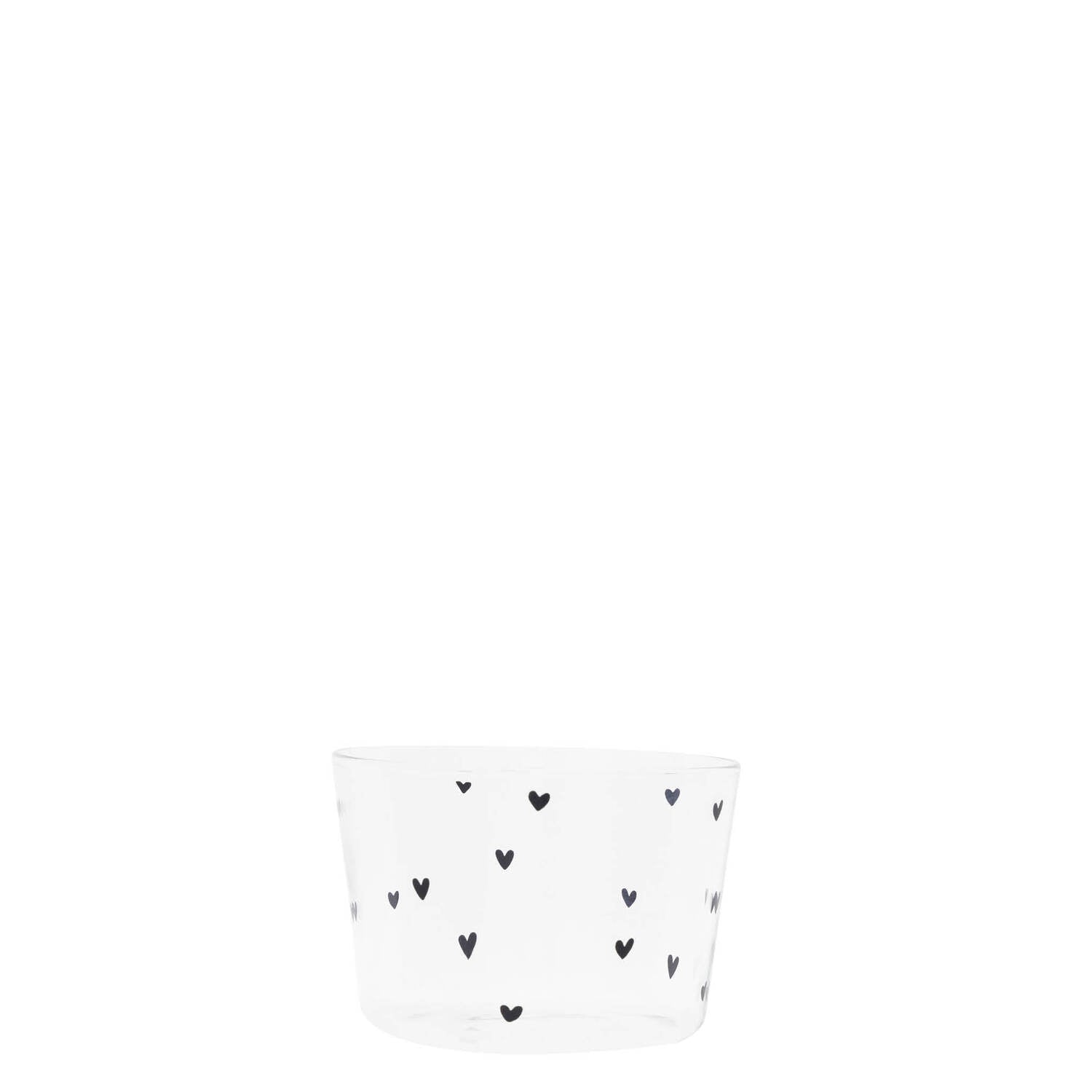 Tumbler "Hearts" - 200 ml  (Transparent)