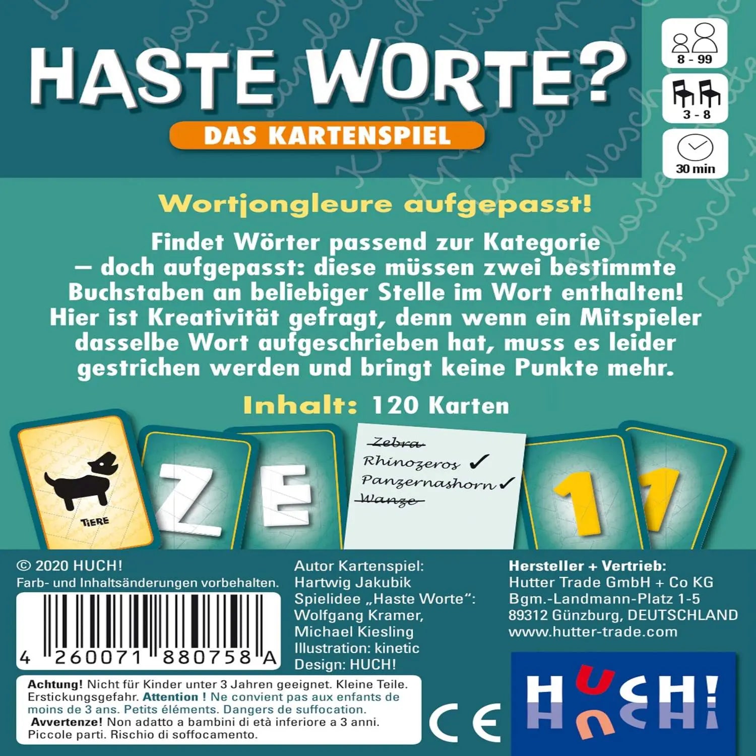 Haste Worte - Kartenspiel HUCH!