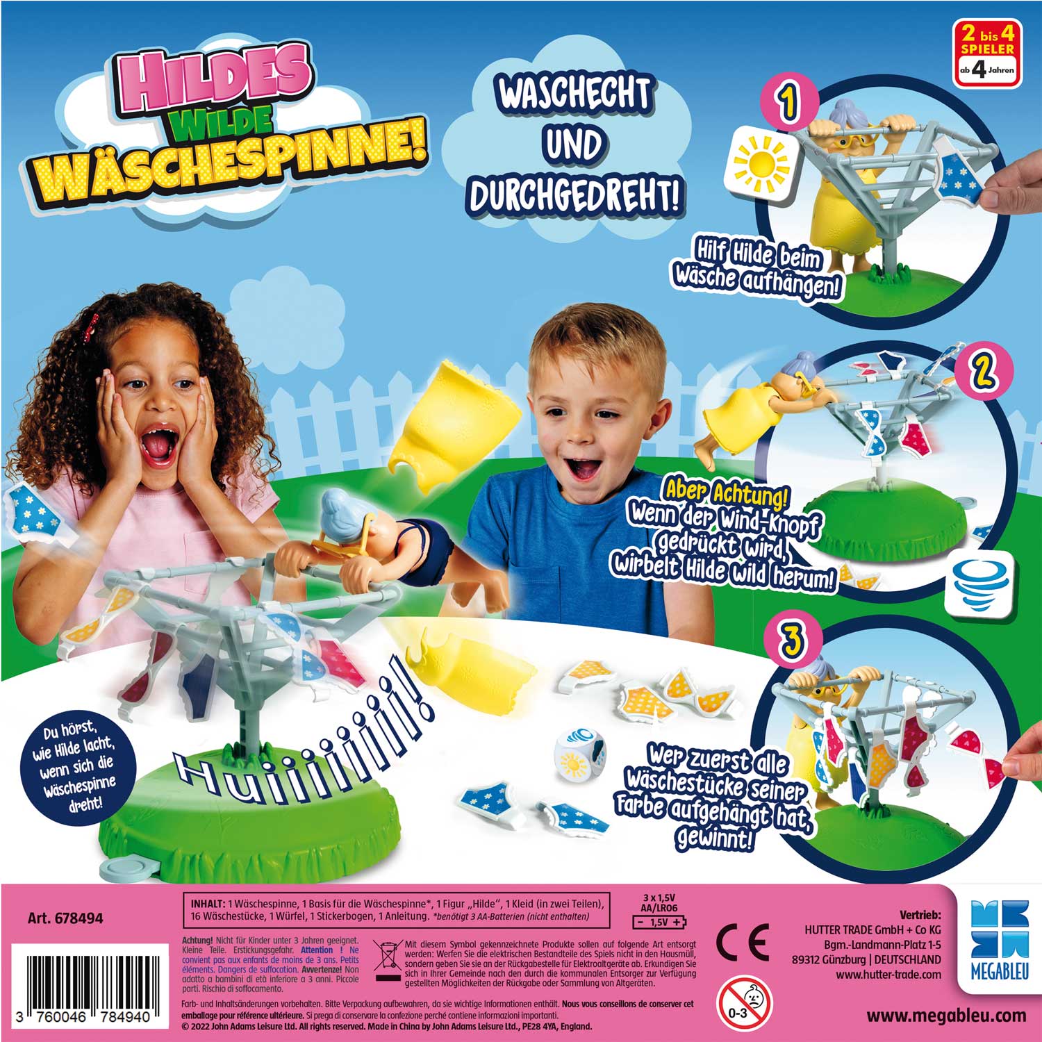 Hildes wilde Wäschespinne