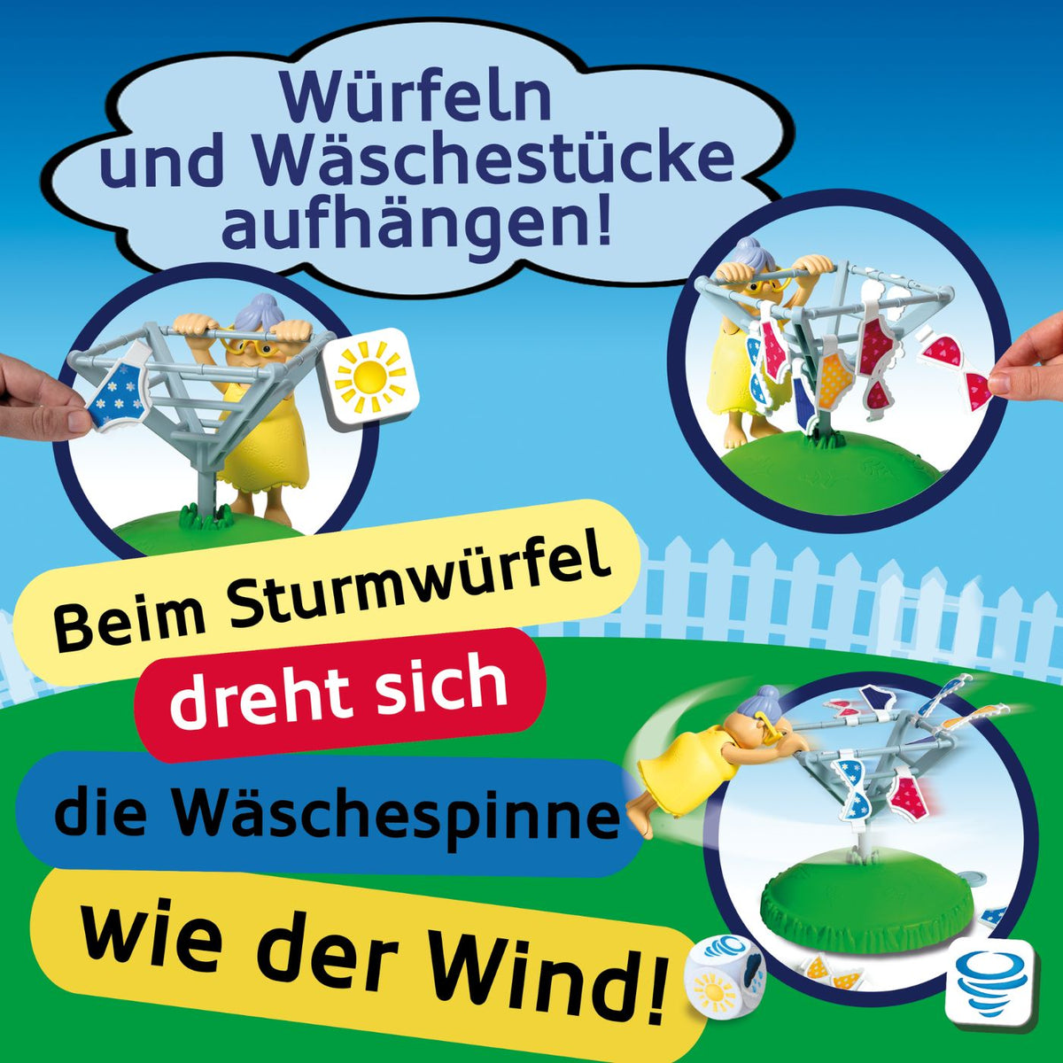 Hildes wilde Wäschespinne