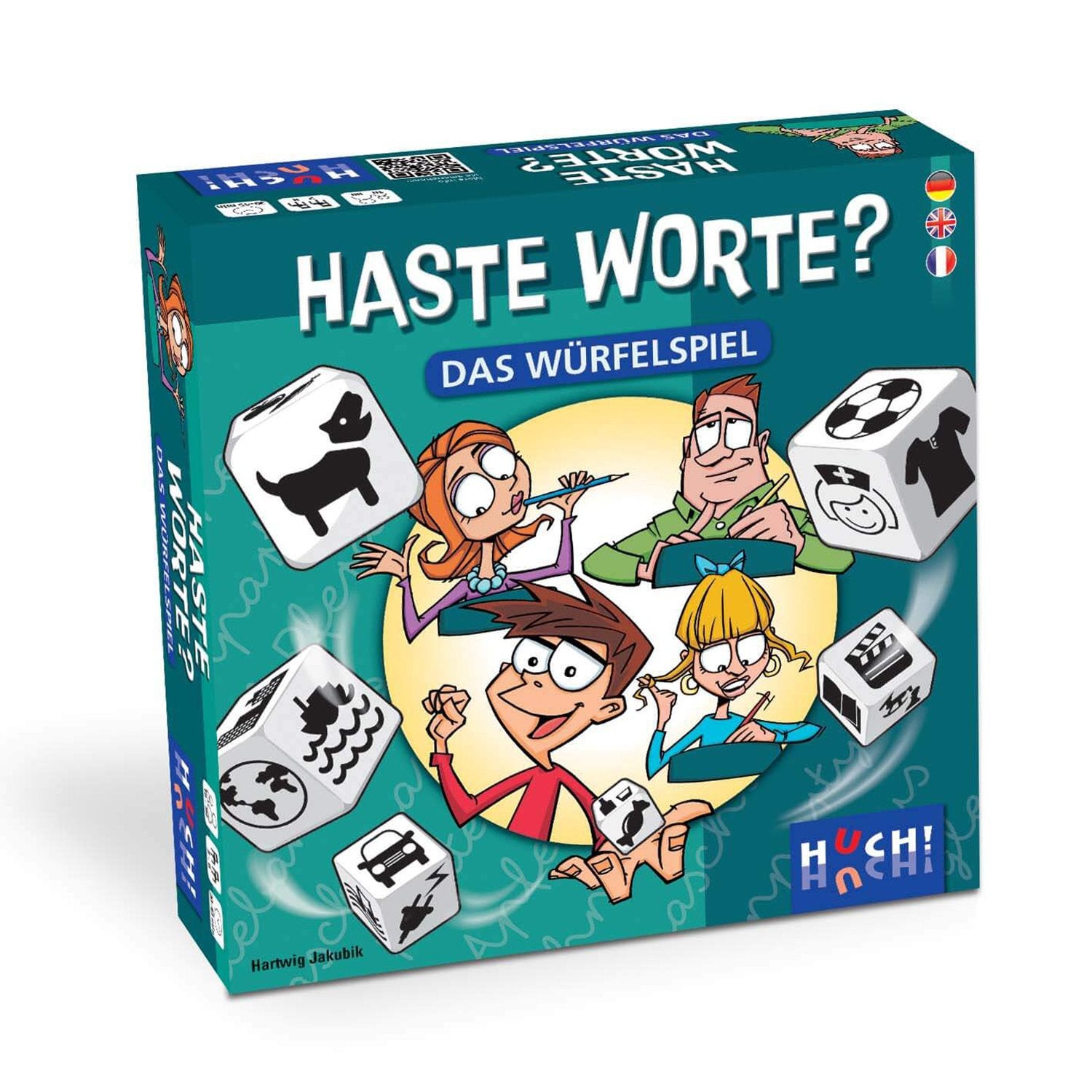 Haste Worte Würfelspiel