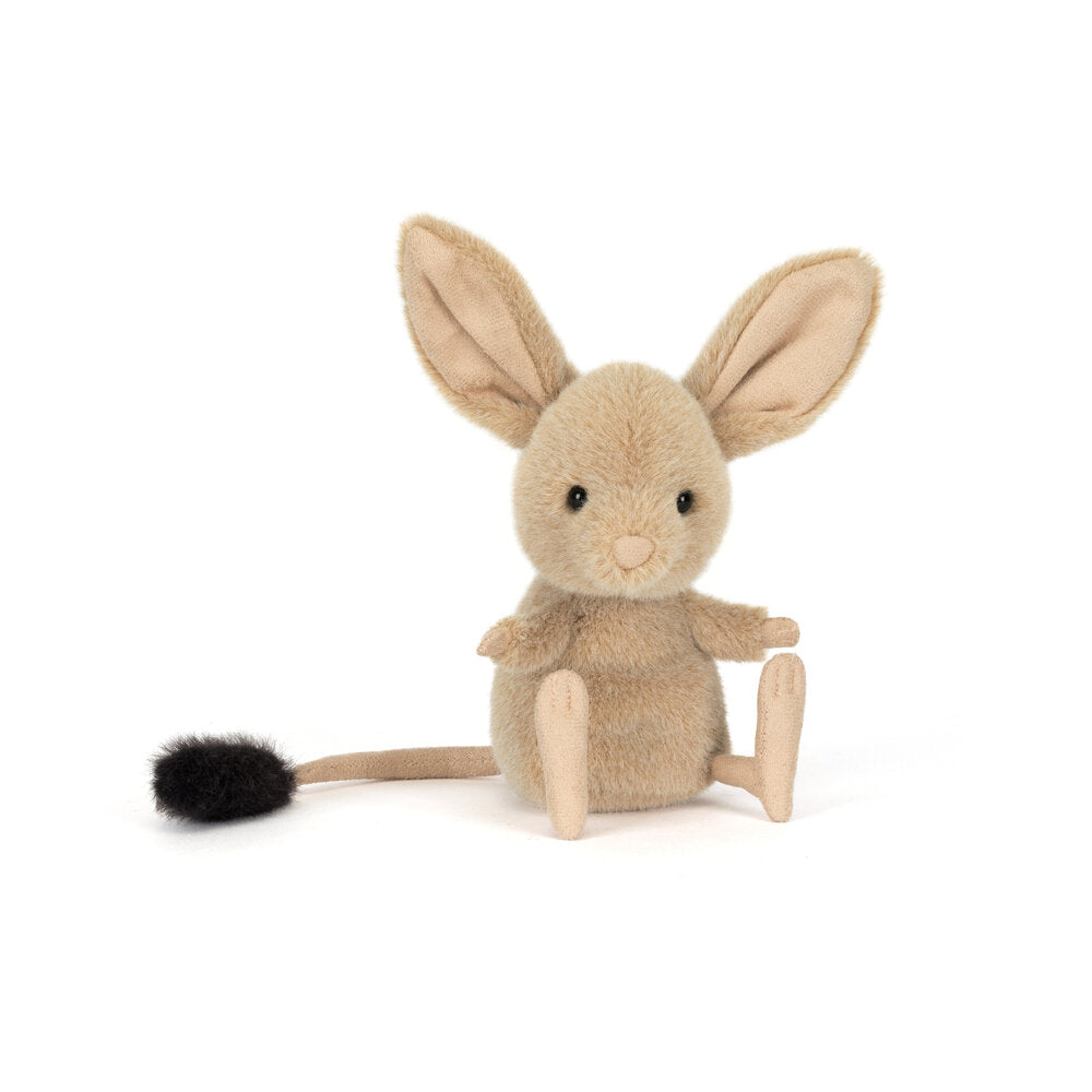 Kuscheltier Springmaus/Jerboa - 9x6x14 cm (Braun)