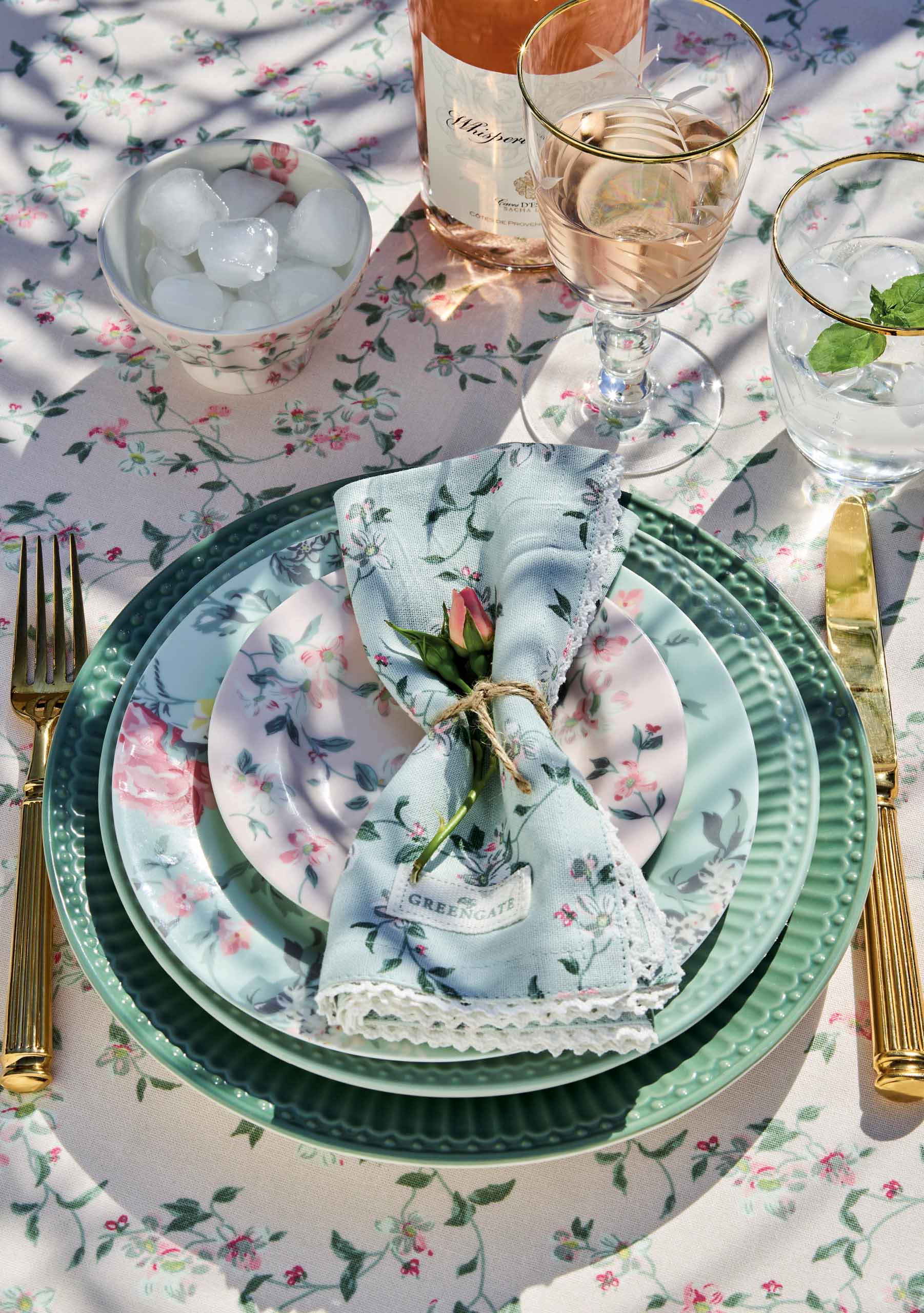 Essteller "Alice" (Dusty Green)  - 4er-Set GreenGate