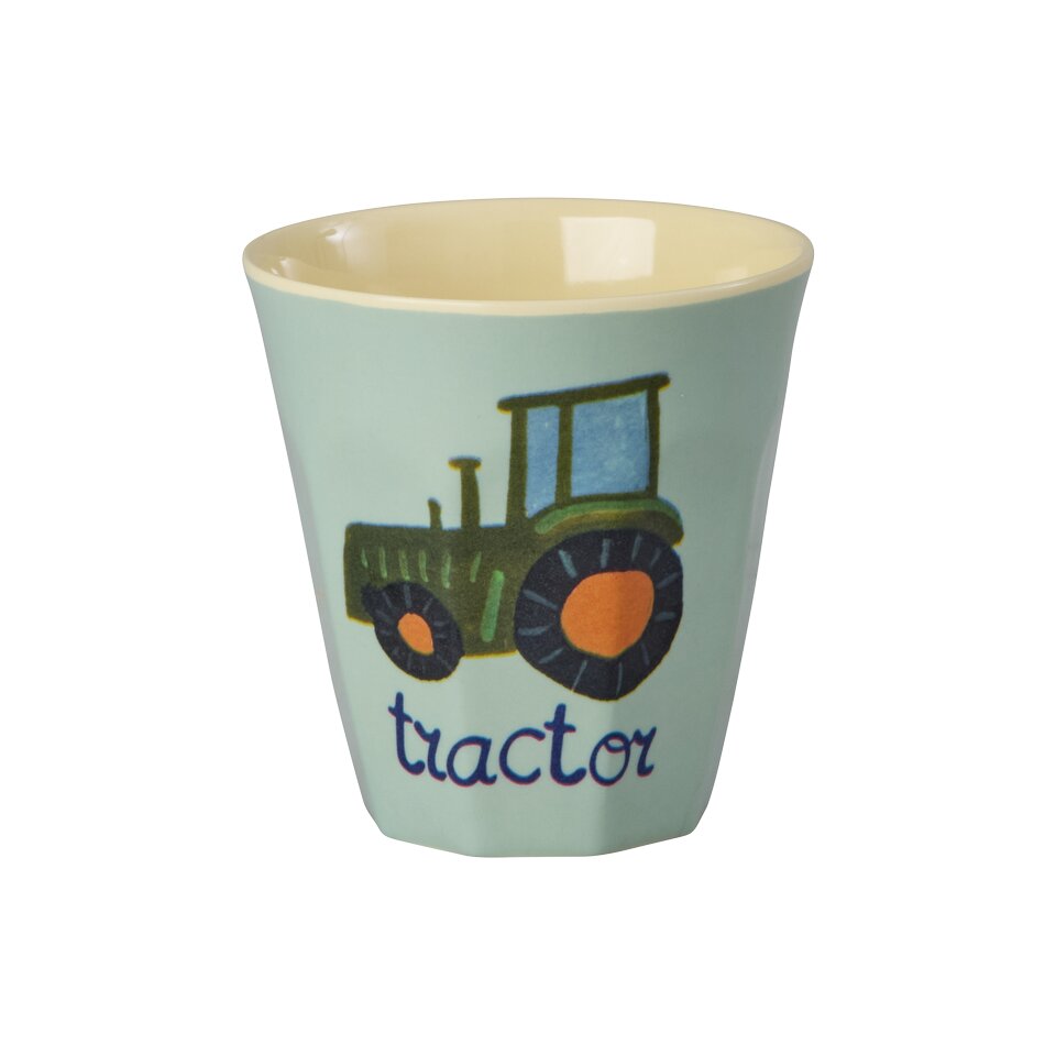 Kinderbecher aus Melamin mit Traktor-Motiv tractor